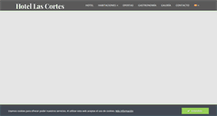Desktop Screenshot of hotellascortes.com